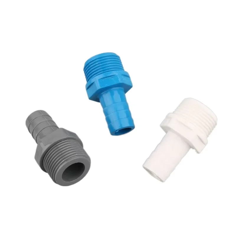 

8/10/12/16MM Plastic Barbed Hose Fitting 1/2" 3/4" BSP ABS Male Thread Connector Joint Coupling Adapter Pipe Accessories