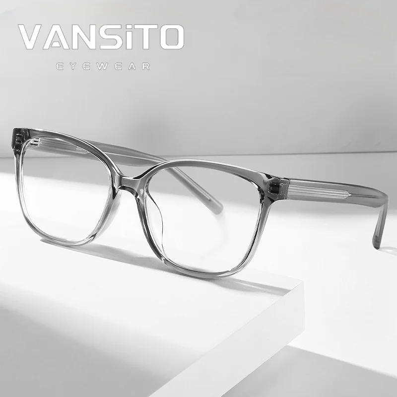 

VANSITO модные оправы для очков в стиле ретро, толстые TR90 + кепка для женщин и мужчин, унисекс, блокирующие синий свет, оптические очки по рецепту