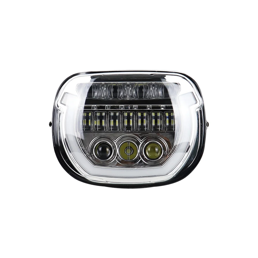 

Motorcycle Led Headlight for Harley Street Glide 2024 LED Headlight With DRL Brightest Projector Headlamp Plug N Play