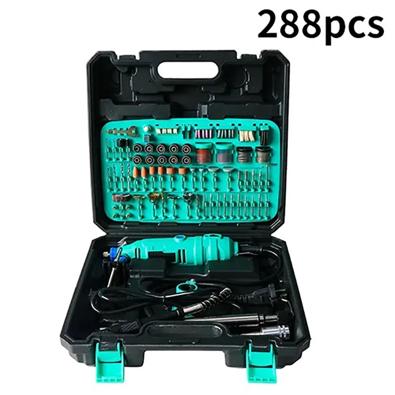 220V/110V Elektrische Boor Dremel Grinder Mini Polijstmachines Met Slijp Accessoires Set Elektrische Roterende Tool Mini Boor