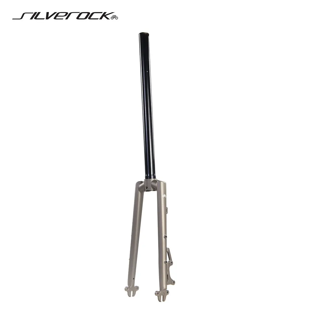 SILVEROCK Chrome Steel Fork Disc Brake Rigid Fork 20