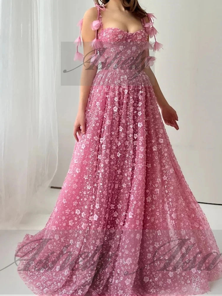 A2135 Luksusowe Sukienki Wieczorowe Damskie Z Cekinami Linia A Długość Do Podłogi Formalne Okazje Specjalne Ślubna Impreza Fabrycznie Dostosowane