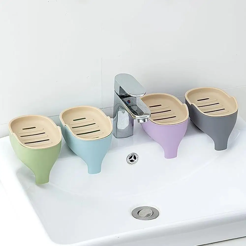 

Double Layer Soap Box Drain Rack Elephant Modeling Bathroom Supplies Useful Home Items Waterproof Soap Holder Plastic Shelf