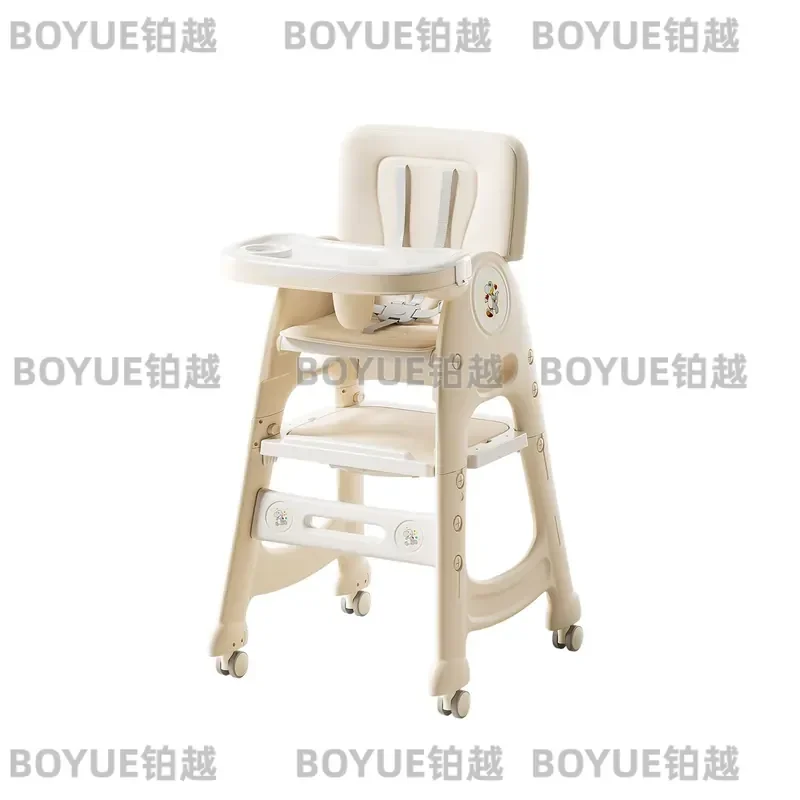 Adjustable Baby High Chair Multifunctional Infant Feeding Seat Reclining Learning Dining Stool for Toddlers 0 to 4 Years Old