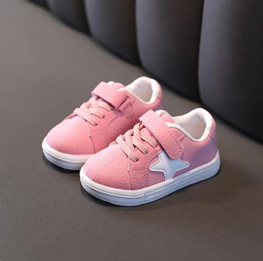 2023 Newest Kids Shoes for Baby Girls and Boys Anti-slip Soft Rubber Bottom Baby Sneaker Casual Flat Shoes Children Size