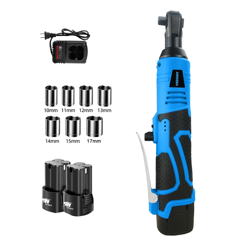 

High Quality Electric Rachet Wrench 21V Power Wrench High Torque Lithium Battery Cordless Rachet