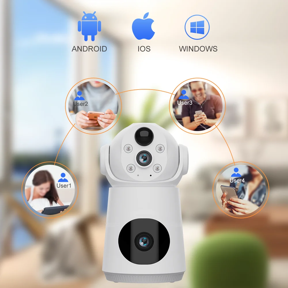 Caméra de Sécurité Connectée 2 - Night Vision Camera Wifi 4G avis et prix