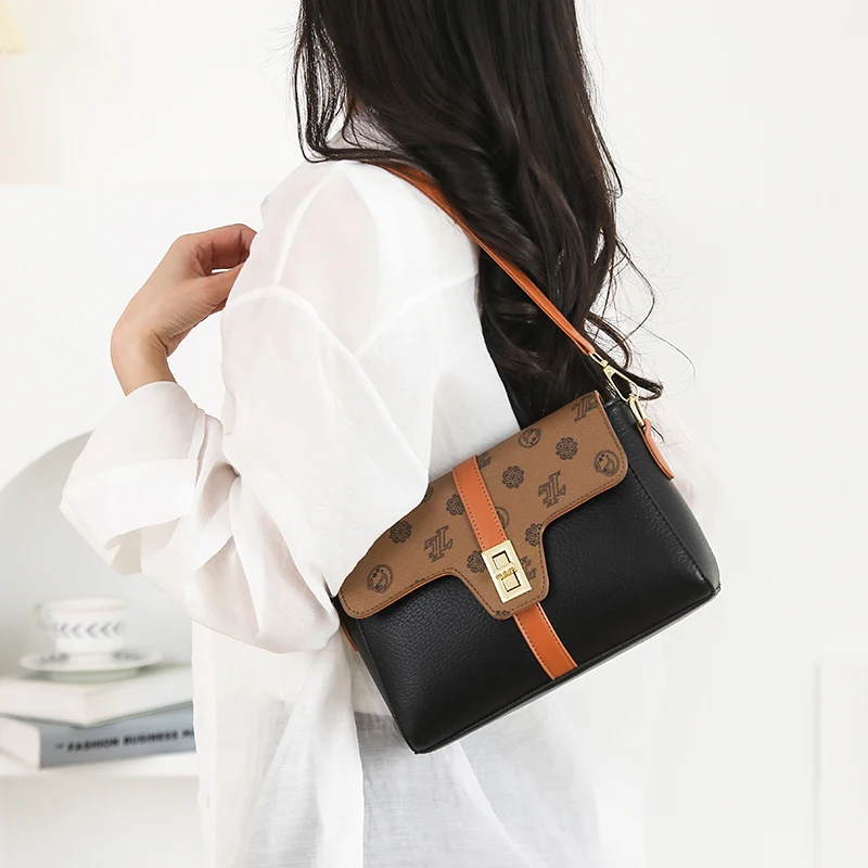 

Новая женская сумка через плечо из искусственной кожи, модная сумка через плечо, вместительный интерьер с несколькими карманами, идеальный подарок для женщин