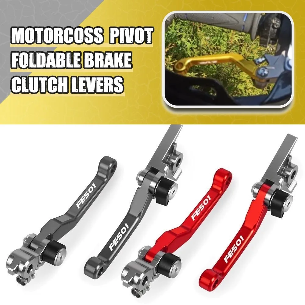 

For HUSQVARNA FE501 2017 2018 2019 2020 FE 501 Accessories Aluminum Motorcoss Pit Dirt Bike Pivot Foldable Brake Clutch Levers