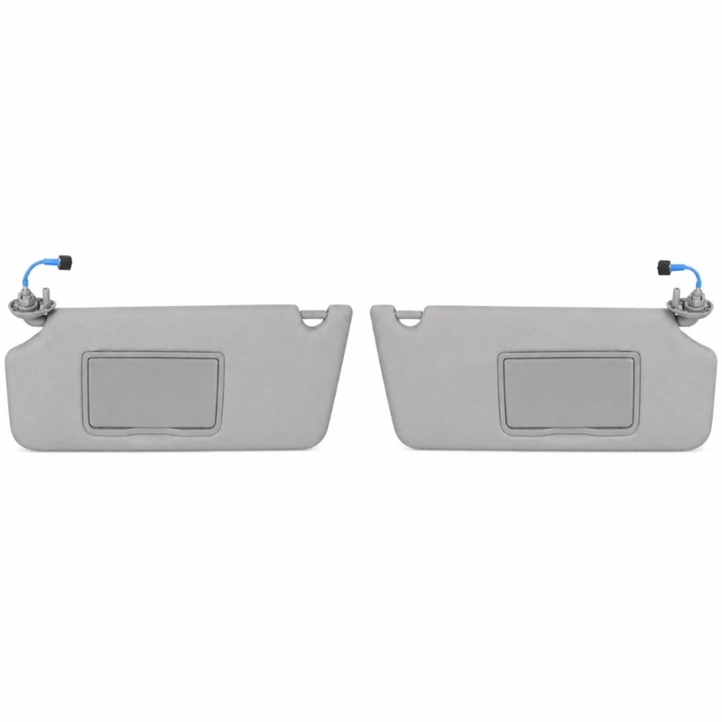 83280TG7A12ZB Interior Sun Visors Panel Assembly for 2016-2022 Vehicles, Gray Mirror Cover, Wiring Direct Fit Repair H9EE