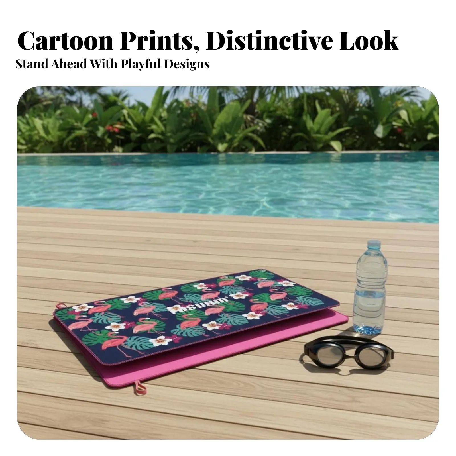 

Быстросохнущее банное полотенце, впитывающее, для плавания, пляжа, спорта, большое, с мультяшным рисунком, на кнопках, для различного использования