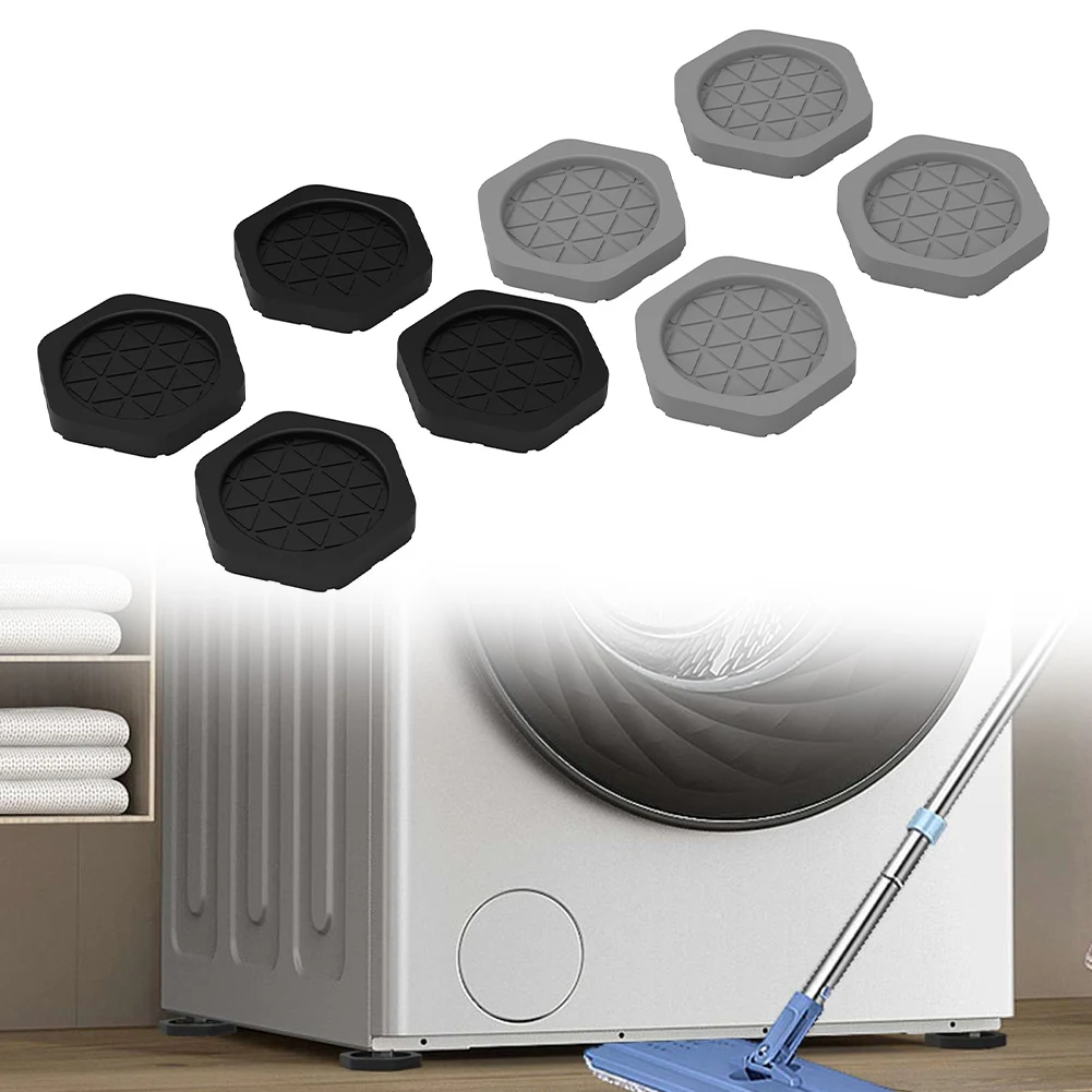 

Noise Reduction Anti Vibration Pads Home Improvement 6.3x6.3x0.85cm Compact Design For Machines Complete Set With Four Pads