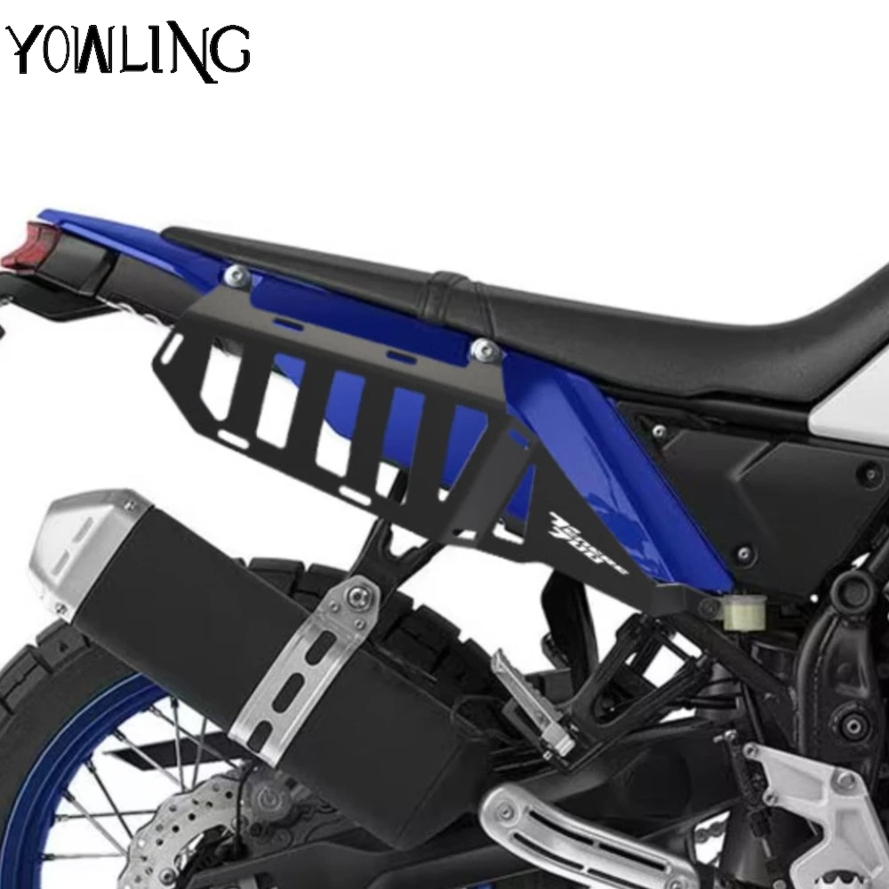 For Yamaha Tenere 700 Rally T7 World Raid 2021-2022-2023-2024-2025-2026 Rear Luggage Rack Side Pannier Bracket Carrier Mount Kit
