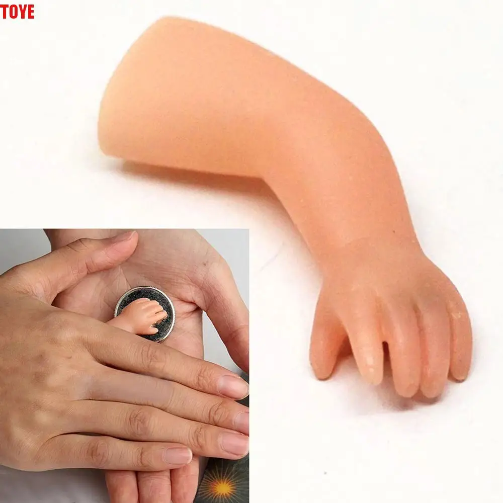 Magic Illusion Prank Joke Close-up Performance Coins Disappear Little Doll Hand Magic Props The Little Hand Magic Small Hand