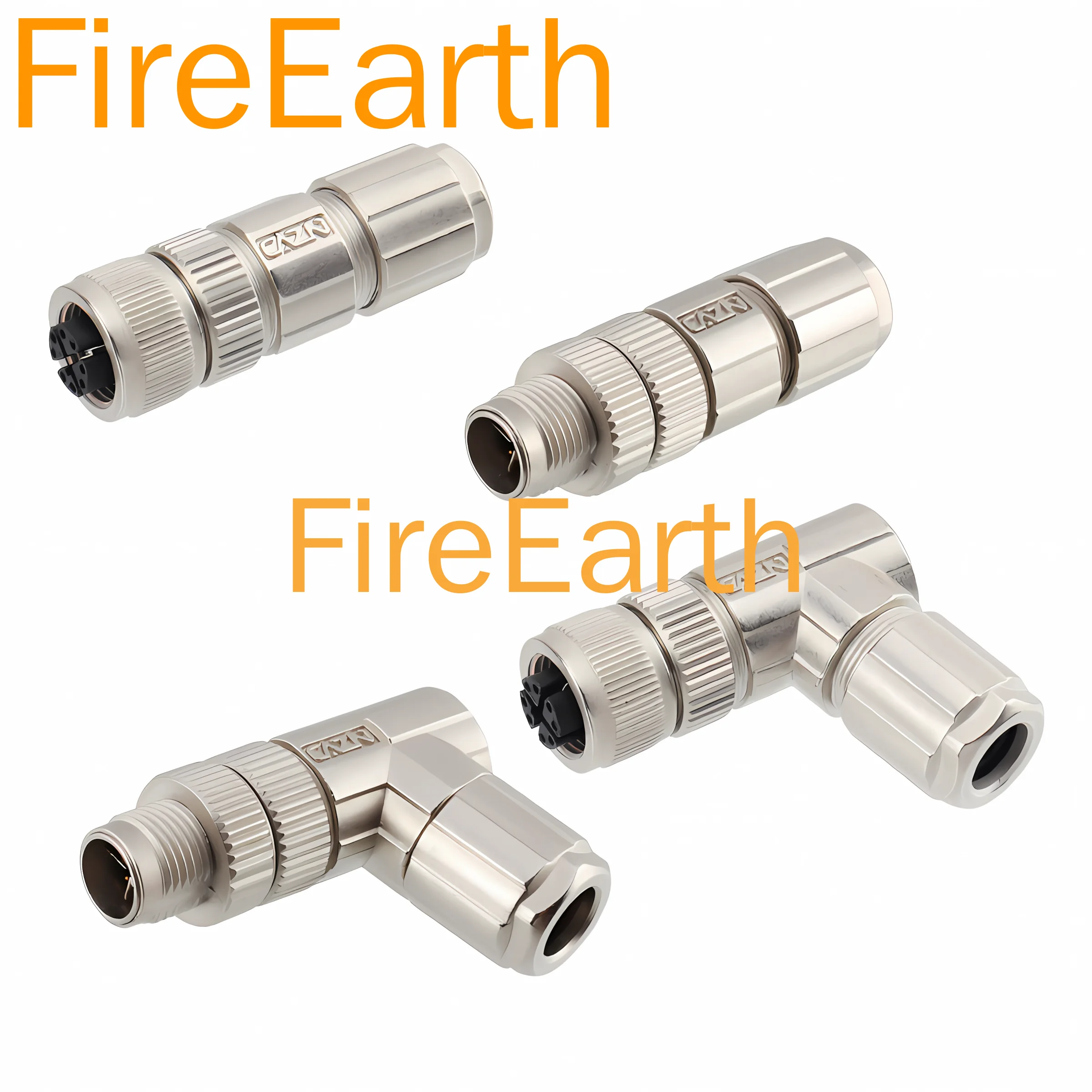 

M12 X Code Encoded Data Type Waterproof Connector Metal Assembled Plug Wire Type 8pin Aviation Plug