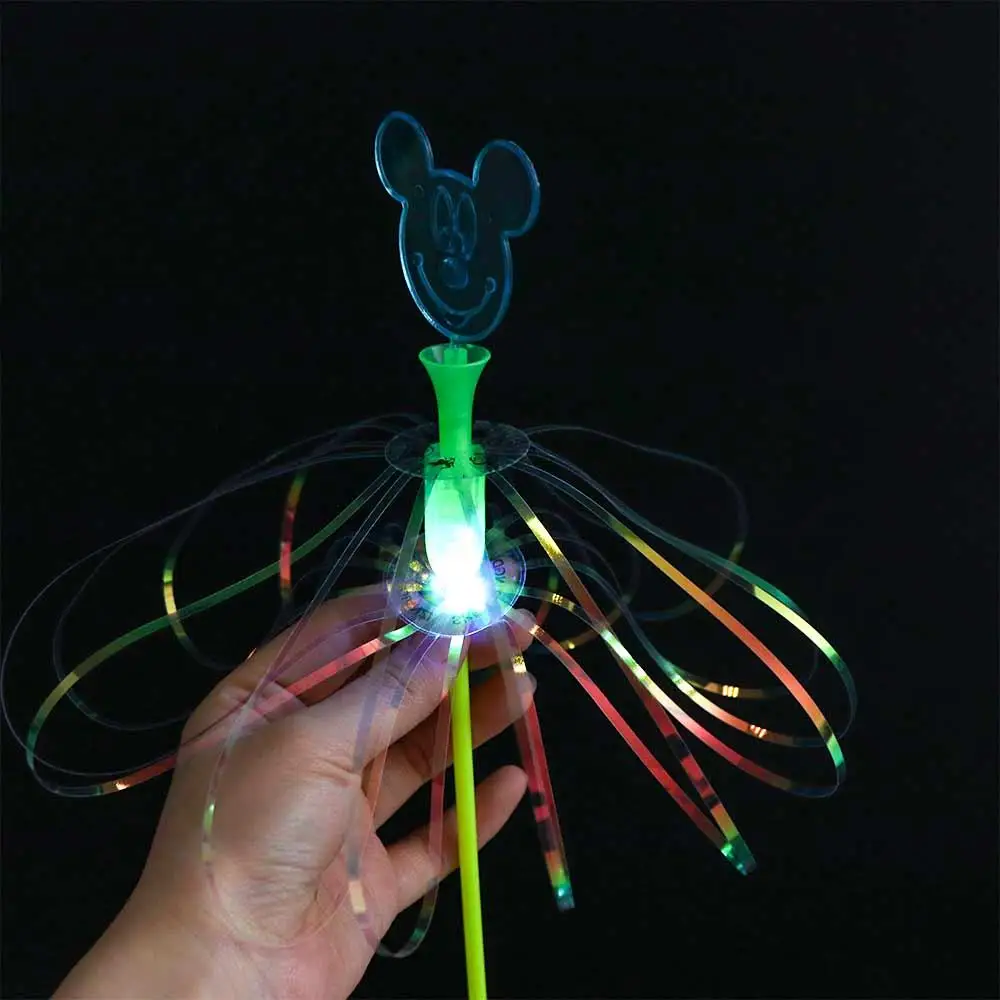 Cheering Stick Kids Light-Up Wand Children's LED Magic Fairy Stick Luminous Stick Toy Rainbow Magic Stick Magic Glow Stick