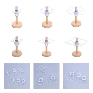 الرجعية اسطوانة مصباح الحديد الإطار ، حامل مصباح ، ثريا ، سلك ، اكسسوارات ، 1 قطعة أفضل 6 إطارات سلكية للمبيعات لمصباح الطاولة - No3