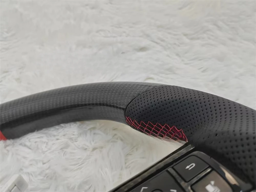 Volante de fibra de carbono personalizado para Toyota Hilux Revo Fortuner 2011-2018 Innova GR Sport Racing