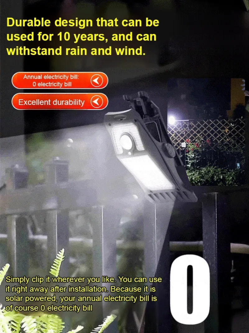 

Наружный солнечный настенный светильник, модернизированный интеллектуальный сенсорный светильник с 3 режимами, автоматическое включение/выключение, идеально подходит для использования двора/патио/садового освещения