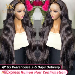 30 40 44 Inch Body Wave 13x4 13x6 Hd Transparent Lace Frontal Wig Human Hair 360 Brazilian Pre Plucked Lace Front Wigs For Women