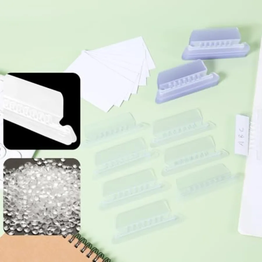 50pcs Folder Labels Transparent Clear Folder Labels Folder Labels Plastic Hanging Label Inserts File Folder Labels Tabs Organiz