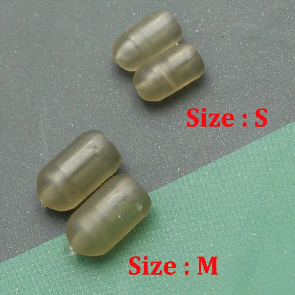 30Pcs Carp Fishing Accessories Spinner Swivel Stop Beads Anti-tangle Sleeve Stops for Running Lead Feeder Rigs Tackle