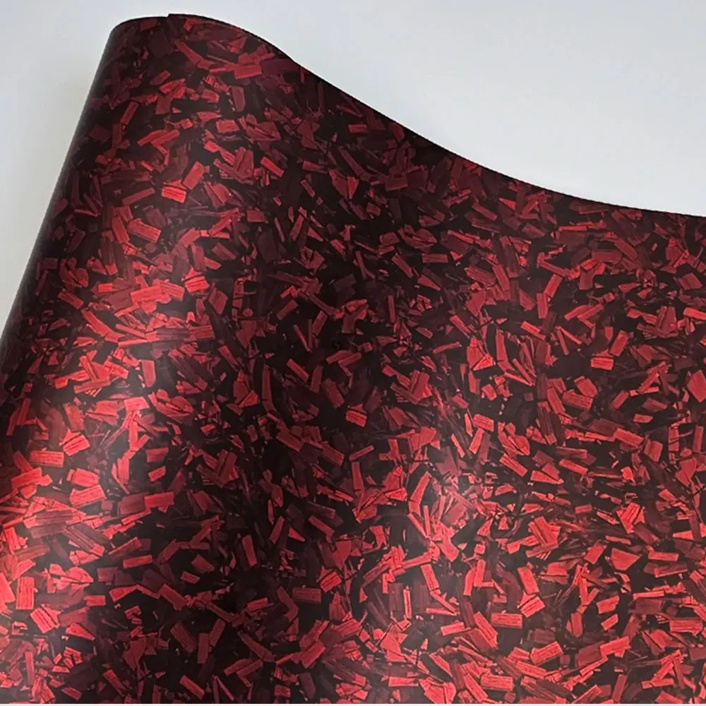 

9D Carbon Fiber Wrapping matte Red Vinyl film Wrap Sticker for Car interior for Motorcycle Sticker car Decals With Air Release