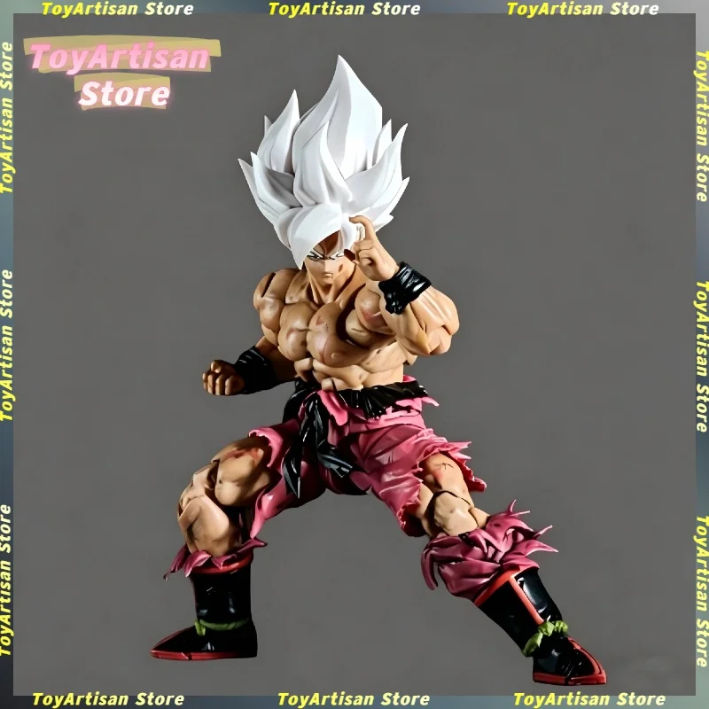 

Wy Toy Dragon Ball Z SHF Legendary Super Saiyan 3.0 Weekly Color Fury of Revenge Articulated Goku Anime Collectible Model Toy