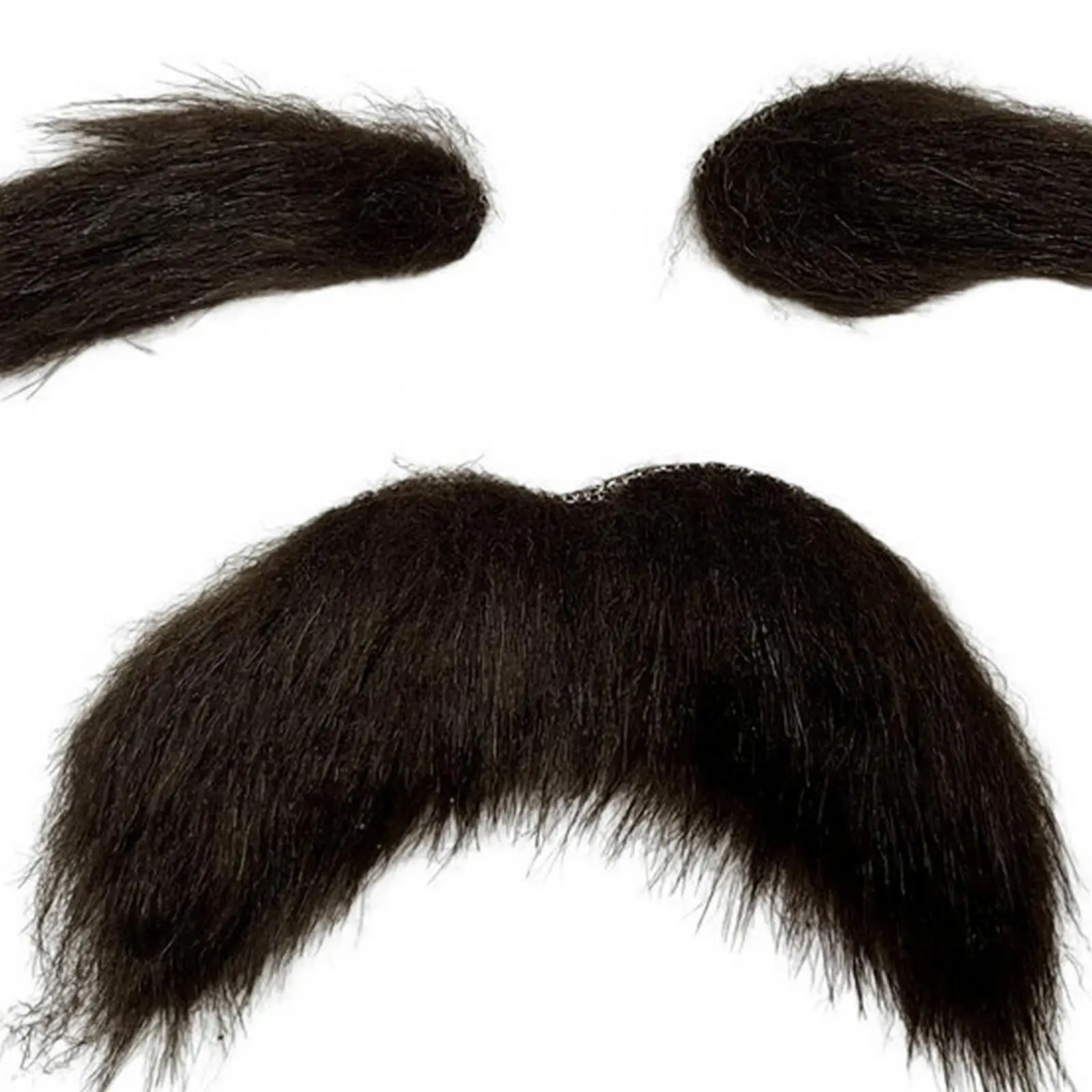 Eyebrows Kits DIY Makeup Decor Self Adhesive Fake Mustache Set Fake Beard for Halloween Festival Party Activities Adults Players