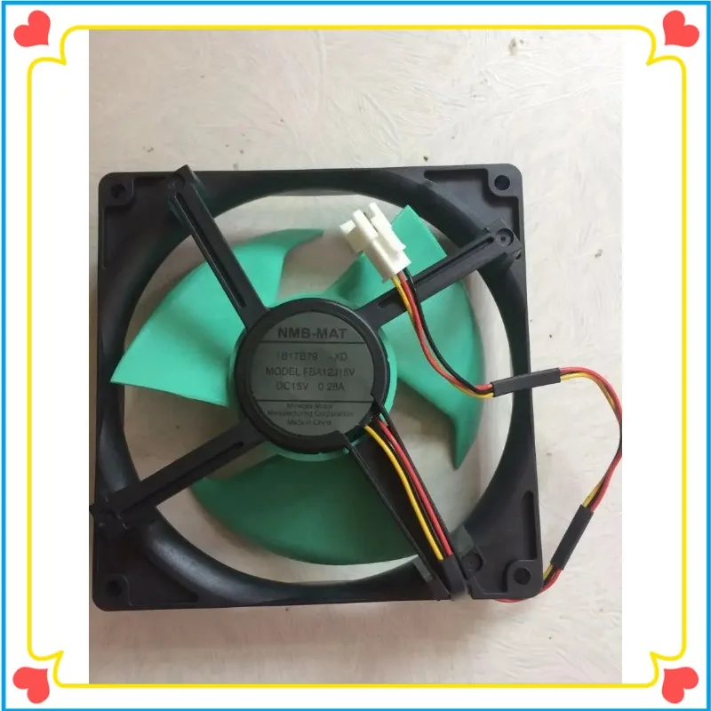 Brand New Original Sharp Refrigerator Cooling Fan Motor NMB DC15V 0.28A FBA12J15V for Refrigerator Cooling Fan