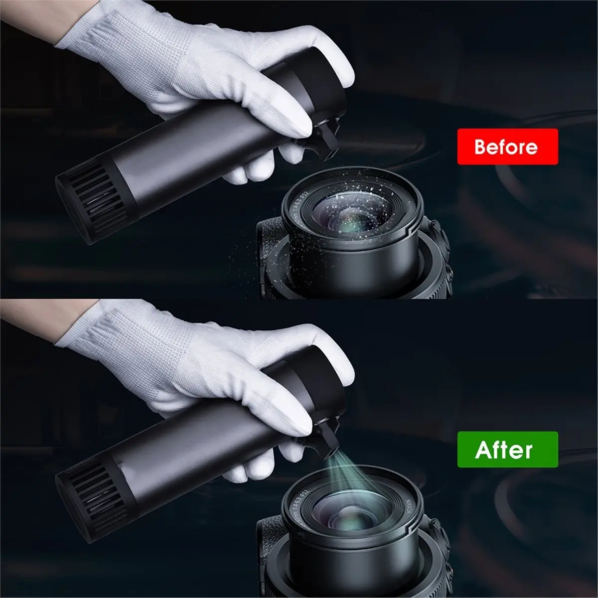 DT34 Electric Compressed Air Duster 10000mAh, Portable Cordless Handheld Air Blower, for Cleaning Electronics Inflatables