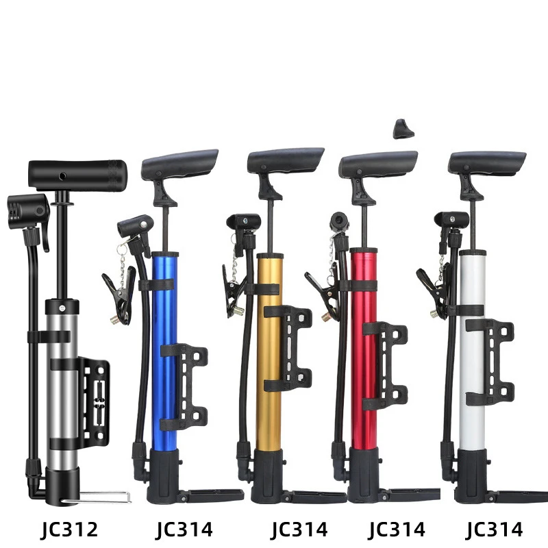 Portable Rear Shock Absorber Pump Schrader Presta Valve 360 Degree Rotating Pipe Bike Fork Air Pump Mountain Bicycle Tool