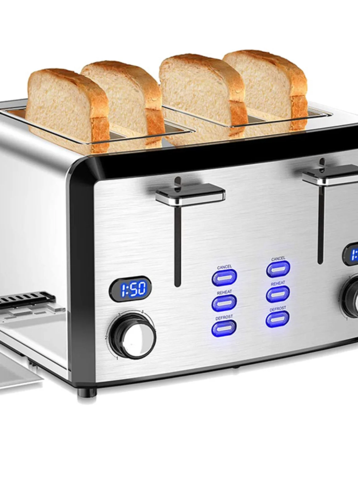Stainless steel sandwich breakfast maker