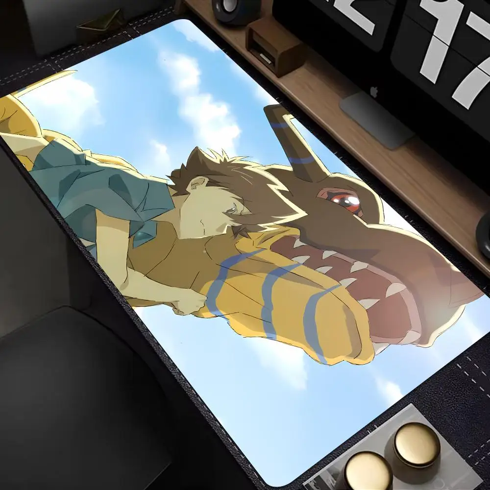 

Mouse Pad Digimon Adventure Mouse Pad XXL Gaming Accessories Office Gamer Keyboard Desk Mat Non-Slip Laptop Large Mousepad