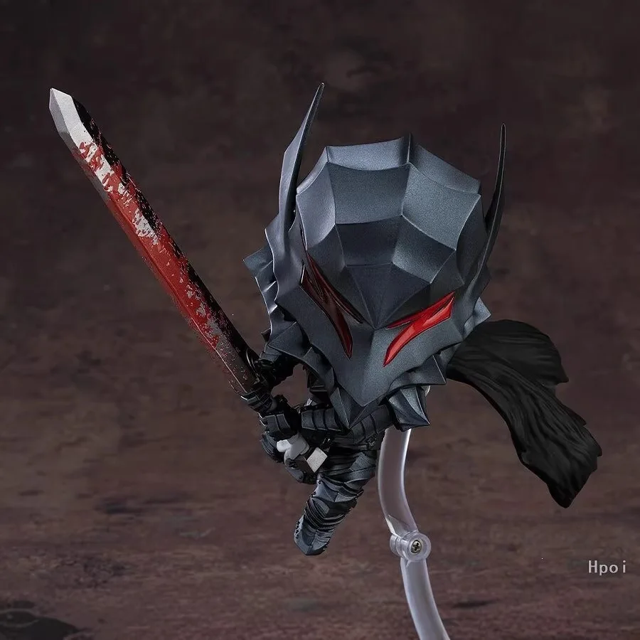 Berserk Guts Action Anime Figur Q-Version Dual-Style PVC Austauschbares Gesicht Modell Spielzeug Sammlerstück Desktop-Ornament Erwachsenen-Fan-Geschenk – Detail 11