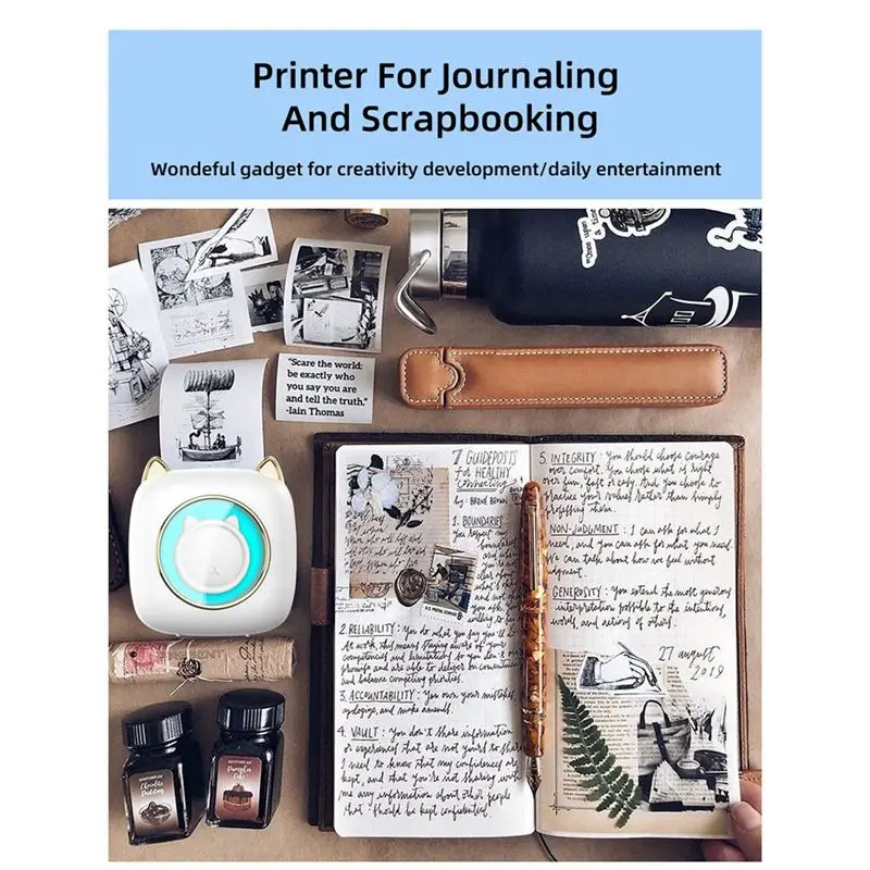 

Мини-термопринтер BOFF: Умный карманный портативный принтер для этикеток и стикеров, печать фото 57 мм, беспроводной BT, 200Dpi, Android, iOS