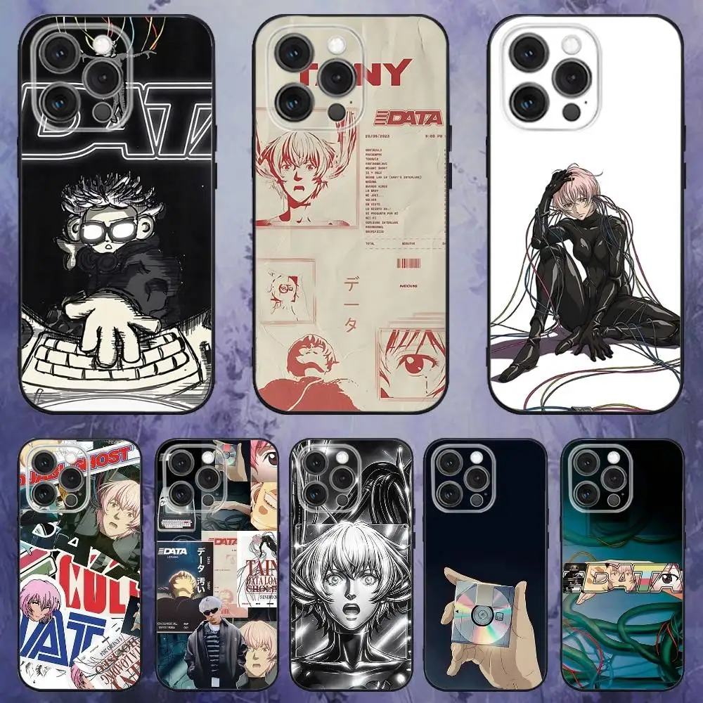 

T-Tainy DATA Singer Phone Case For iPhone 17,16,15,14,13,12,Pro,Max,Plus,E,SE4,Air,Mini Black Soft Box