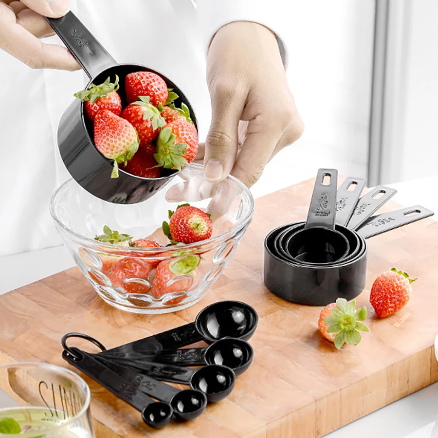5PCS/10PCS plastic pp baking measuring cup coffee bean seasoning spoon milk powder spoon graduated baking tools