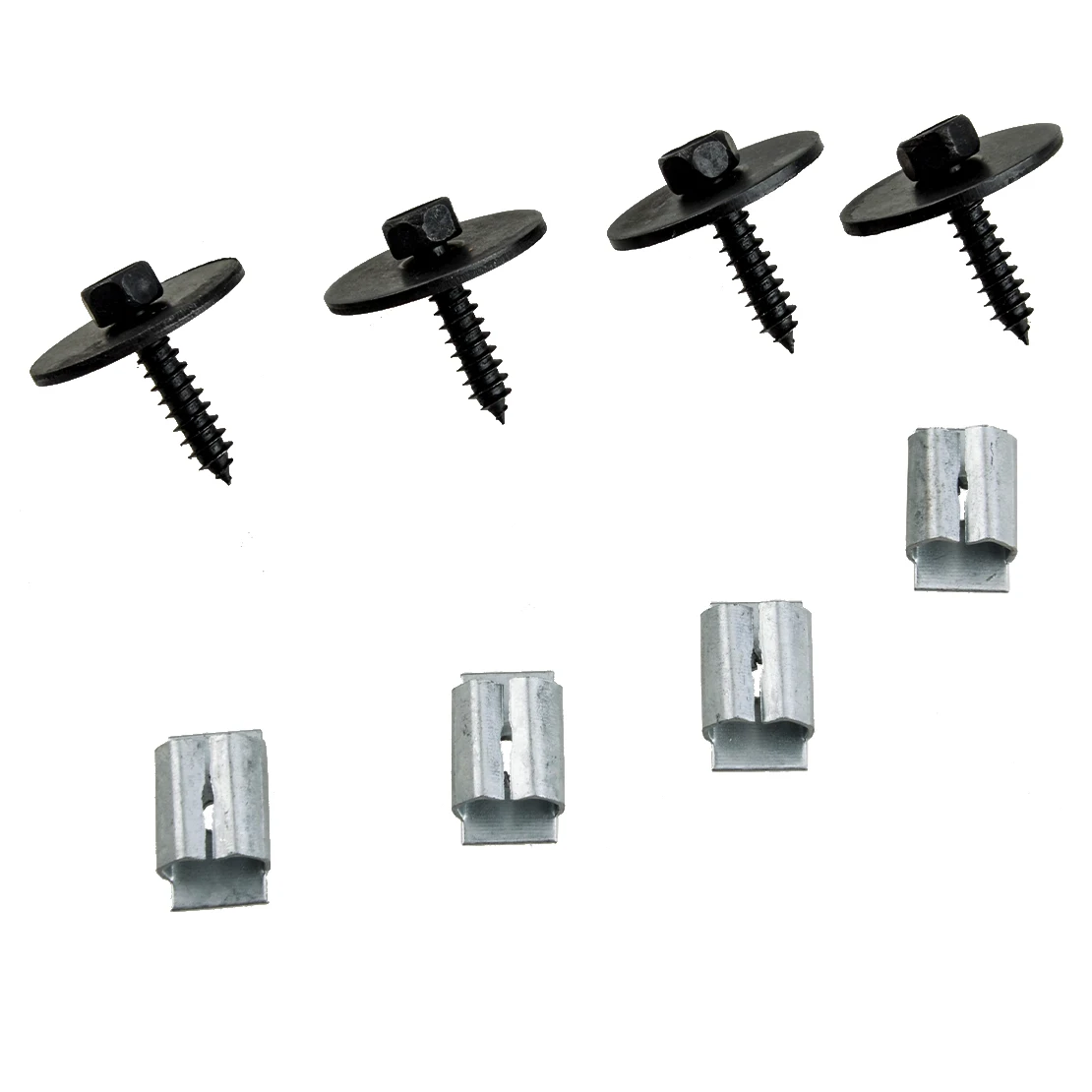 16pcs Car Undercar Shield Clip Nut Sheet Metal Screw Accessories Fit for Mercedes W124 W125 2019900536 0019949845