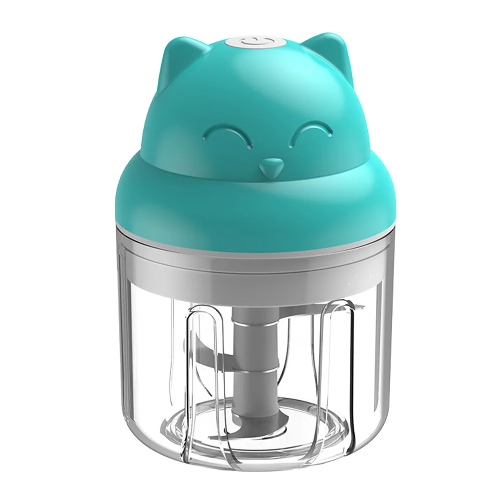 

Electric Garlic Ginger Mincer Crusher Grinder Machine Kitchen Tool Portable Safe Clean Non Electric Vegetable Baby