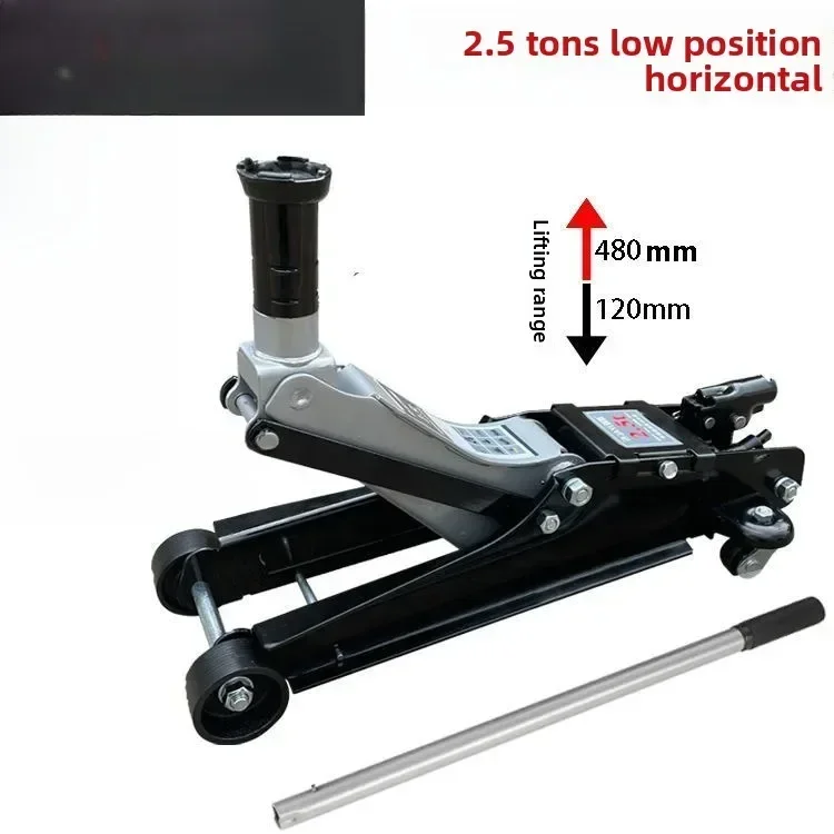 Durable AbleHorizontal Jack New 3t Horizontal 2.5 Car Tire Replacement Small Cargo Auto Repair Off-road Heavy Duty Double Pump O