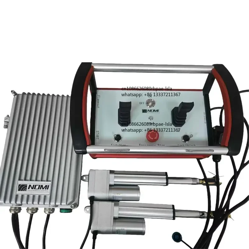 Good Quality 2 Ways Hydraulic Joystick Directional Valve Truck Mounted Crane Concrete Pump Radio Remote Control Kits