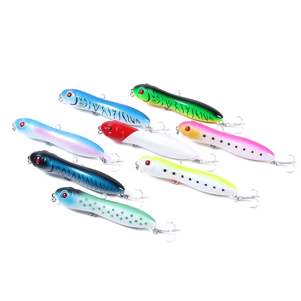 Luya Fishing Gear 16g Floating Pencil Bait Zigzag Dog Vibration Bionic Hard Bait Bass Bait Toy for Fishing Wobblers Lure