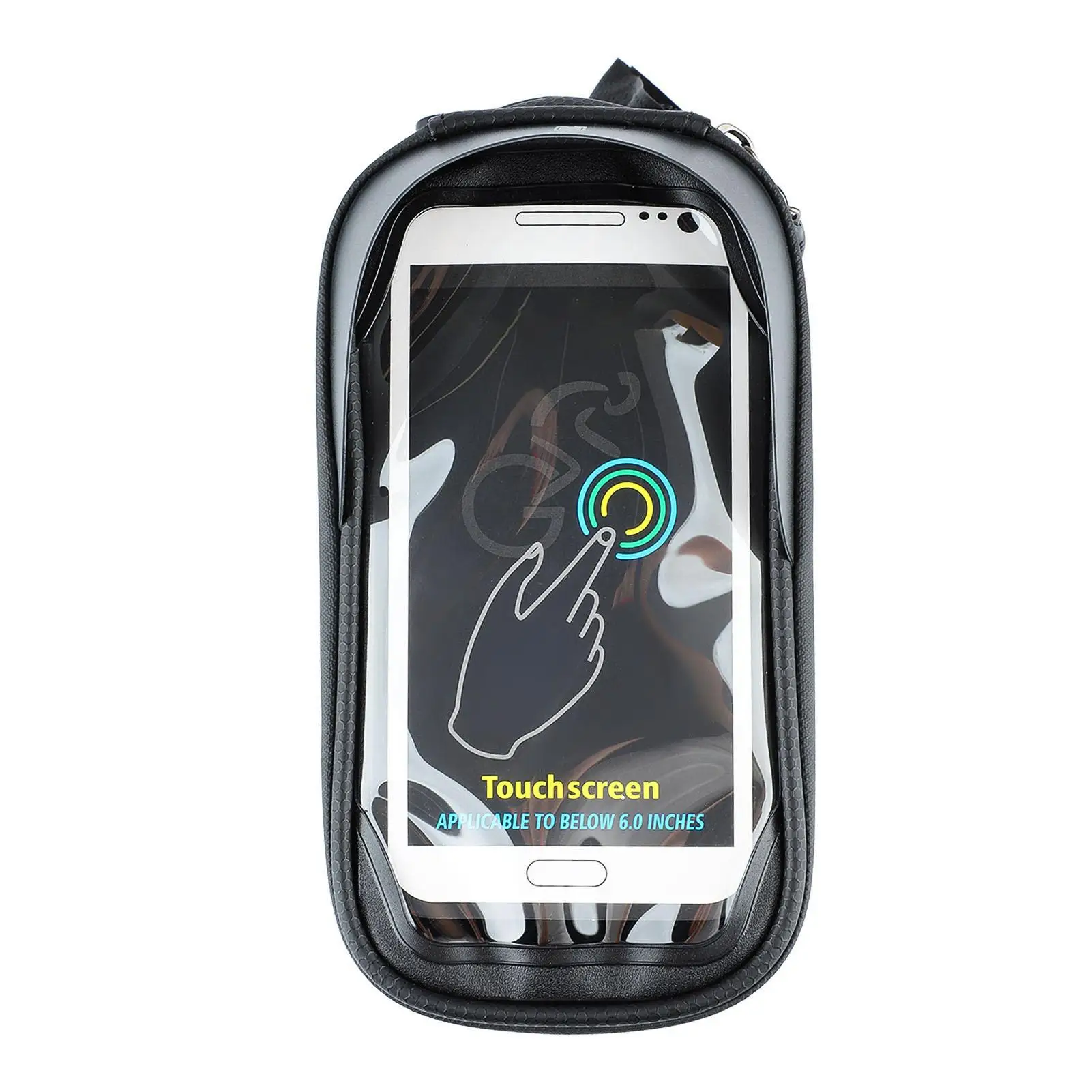 Waterproof Touchscreen Cell Phone Holder Bag - Non-Slip Storage for front Beam - Secure & Durable