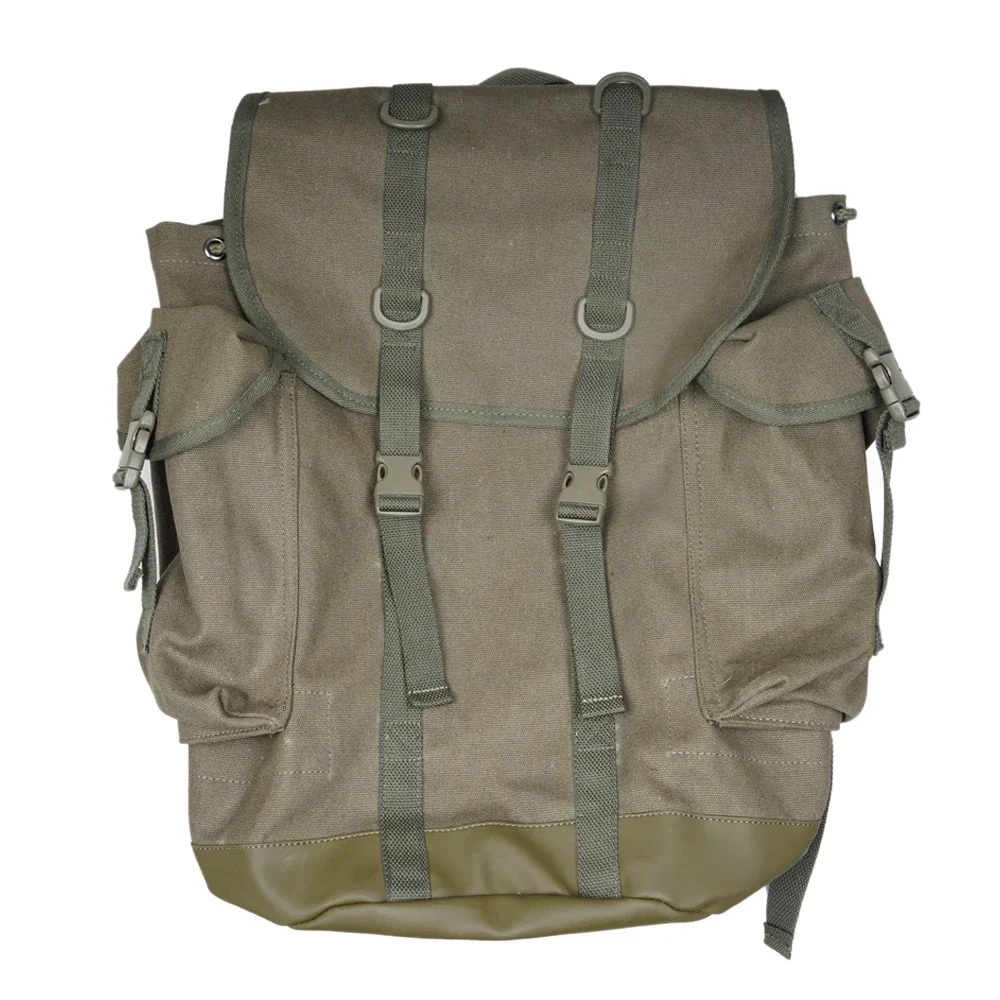 Cold War German-Style Mountain Backpacks Canvas Bag Pouch Outdoor Packsack Backpack