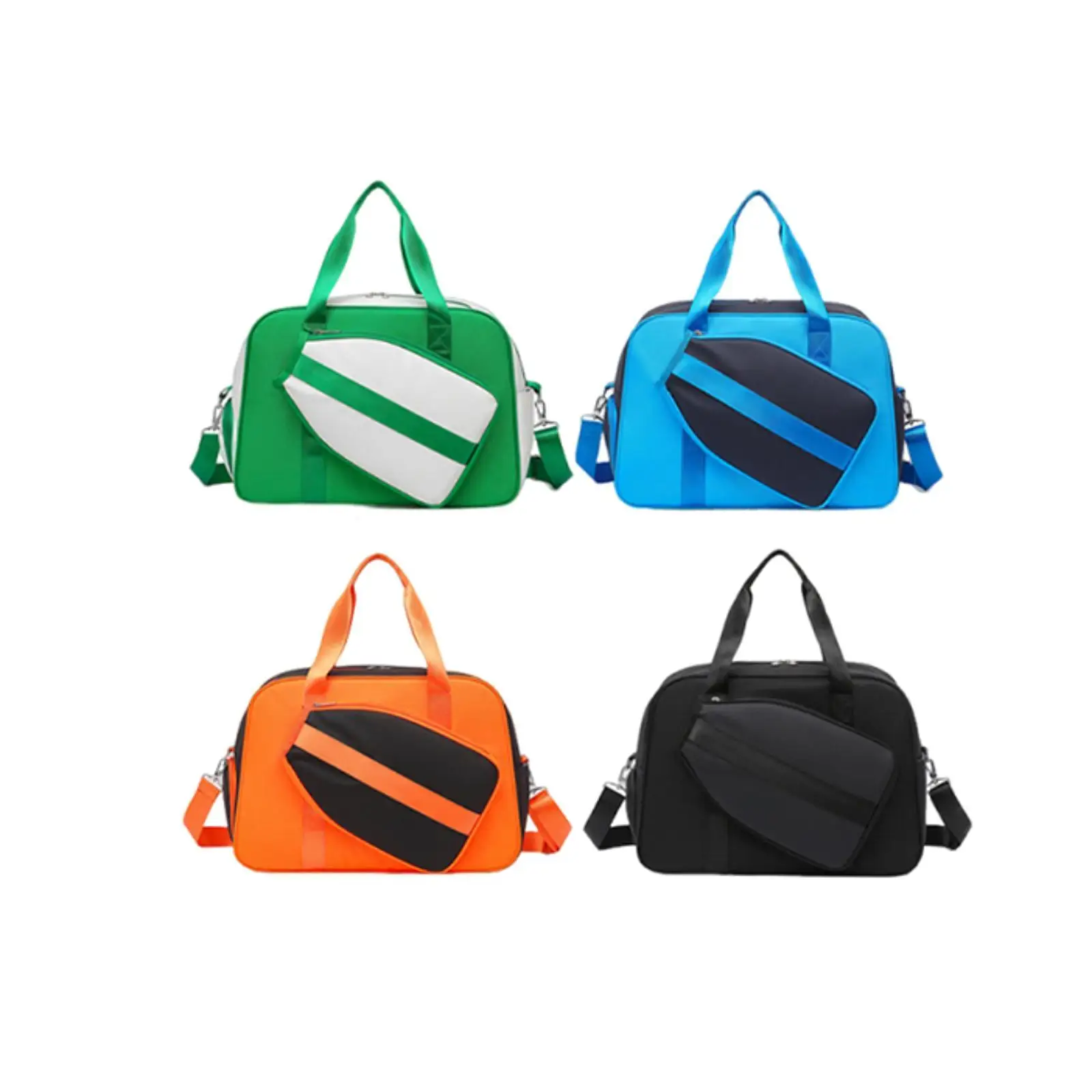 

Pickleball Bag Sport Tote for Men Women with Shoulder Strap and Zipper Portable Shoulder Bag Stylish for Racquet Badminton