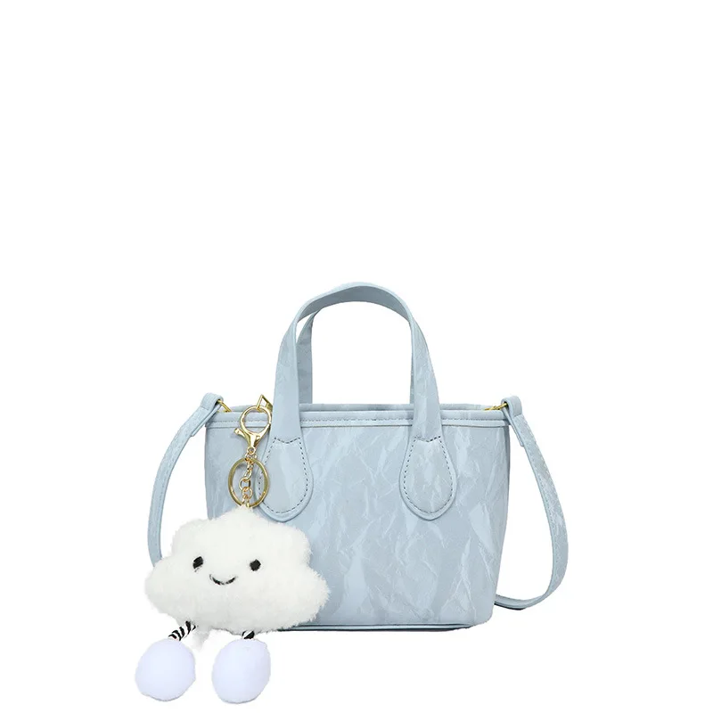 Новинка 2025, универсальная повседневная ручная сумка, простая и модная женская сумка-мешок, сумка через плечо на одно плечо