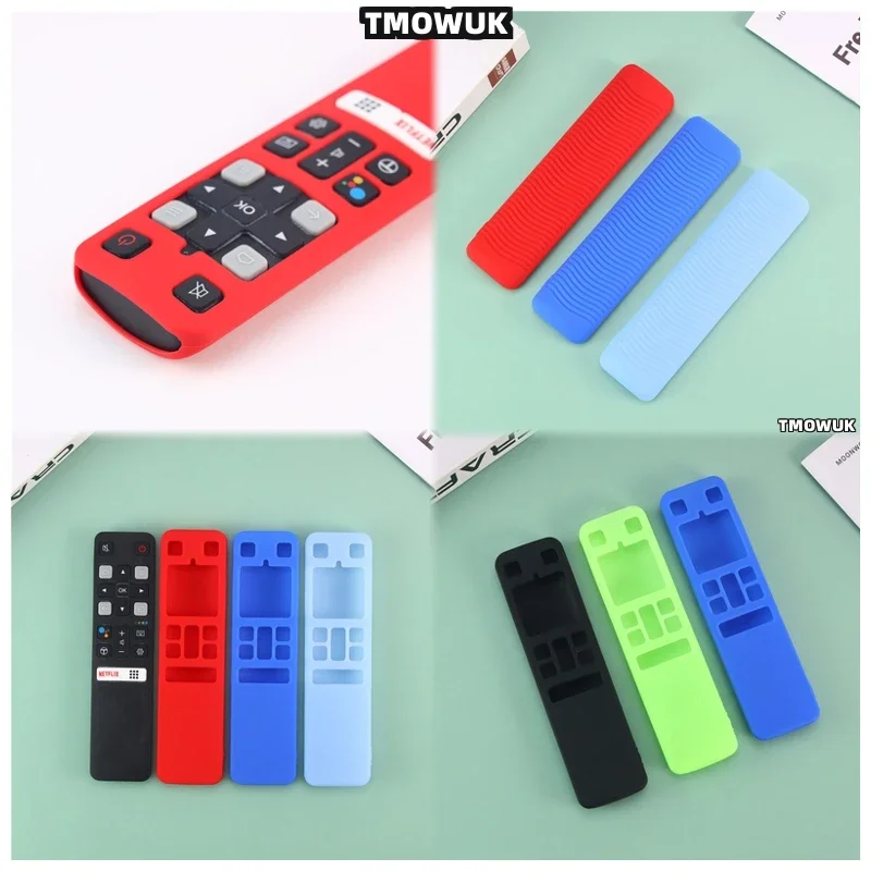 

For TCL RC802V FMR1 FNR1 TV Remote Control Silicone Protective Shockproof Anti-drop Anti-scratch Cover Case GFHO