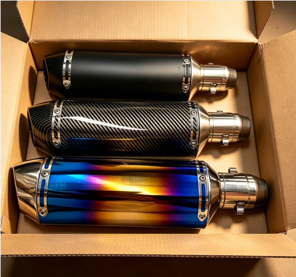 

51mm Motorcycle Exhaust Pipe With Removable DB Killer Universal For Honda ZX6R ZX10 CBR1000 CBR650 Z900 Z1000 Z750 Z800