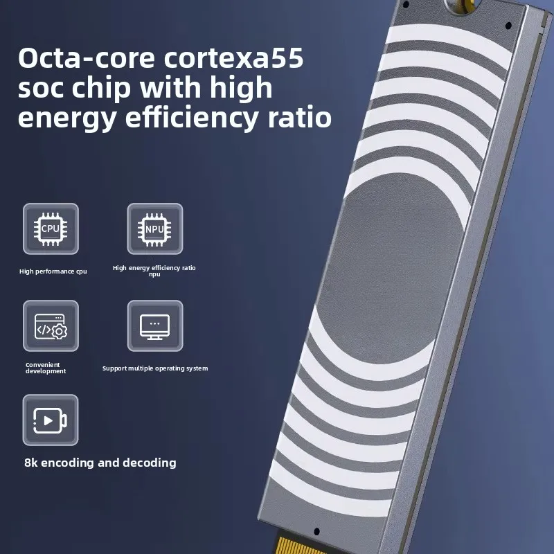 AI Acceleration Module/18TOPS Industrial Grade Computing Card PCIE Expansion 8K Encoding and Decoding Acceleration Card